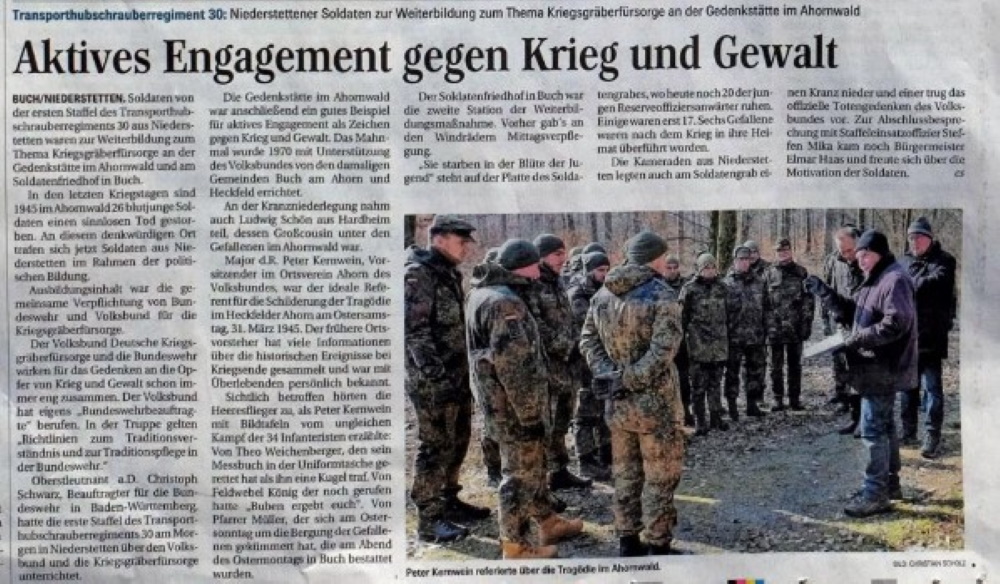 Aktives Engagement gegen Krieg und Gewalt